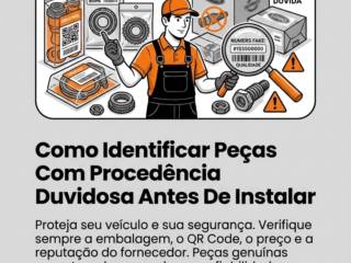 Como Identificar Peças Com Procedência Duvidosa Antes De Instalar