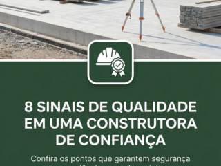 8 sinais de qualidade em uma construtora de confiança