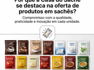 Por que a Casa do Sachê se destaca na oferta de produtos em sachês?