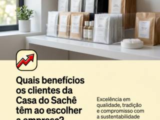 Quais benefícios os clientes da Casa do Sachê têm ao escolher a empresa?