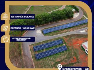 Energia Solar Rural em Brazabrantes - GO - Sítio Paraíso