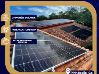 Energia Solar Residencial em Pirinópolis - Flavio Passos