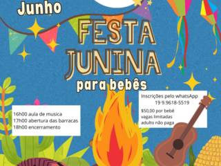 Festa Junina para Bebês