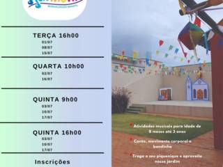 Confira nossa agenda de Julho!