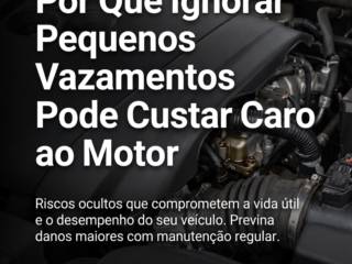 Por Que Ignorar Pequenos Vazamentos Pode Custar Caro ao Motor