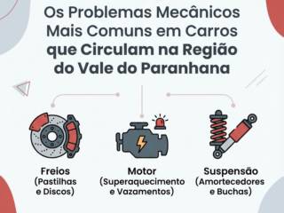 Os Problemas Mecânicos Mais Comuns em Carros que Circulam na Região do Vale do Paranhana