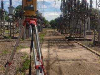 Parte interna subestação