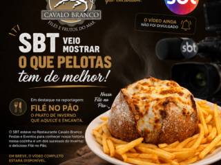 SBT em Pelotas: Filé no Pão do Restaurante Cavalo Branco Encanta na Reportagem de Inverno
