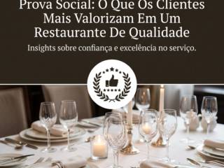 Prova Social: O Que Os Clientes Mais Valorizam Em Um Restaurante De Qualidade