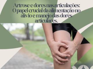 Artrose e dores nas articulações: O papel crucial da alimentação no alívio e manejo das dores articulares.