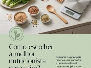 Como escolher a melhor nutricionista para mim?