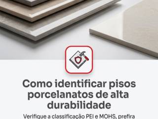 Como identificar pisos porcelanatos de alta durabilidade