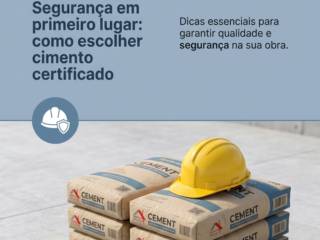 Segurança em primeiro lugar: como escolher cimento certificado