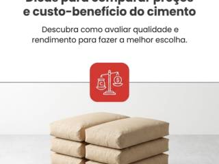Dicas para comparar preços e custo-benefício do cimento