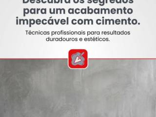 Descubra os segredos para um acabamento impecável com cimento