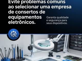Evite problemas comuns ao selecionar uma empresa de consertos de equipamentos eletrônicos