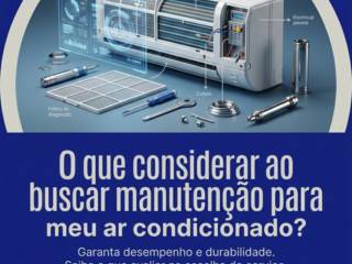 O que considerar ao buscar manutenção para meu ar condicionado?