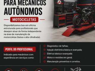 Espaço profissional para mecânicos autônomos em Parauapebas