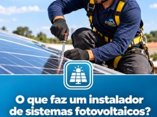 O que faz um instalador de sistemas fotovoltaicos?