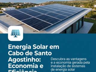 Energia Solar em Cabo de Santo Agostinho: Economia e Eficiência