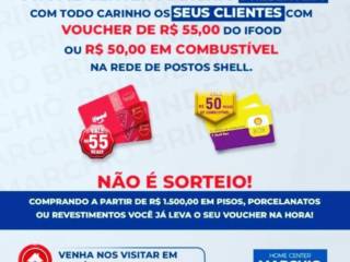 Home Center Marchio presente aos clientes