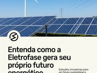 Entenda como a Eletrofase gera seu próprio futuro energético