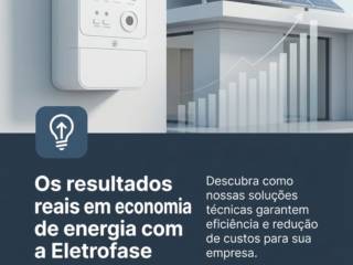Os resultados reais em economia de energia com a Eletrofase