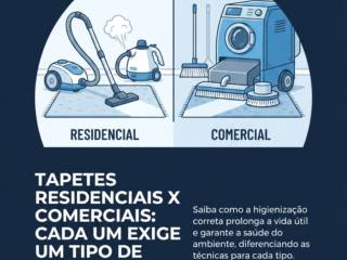 Tapetes Residenciais x Comerciais: Cada Um Exige um Tipo de Limpeza