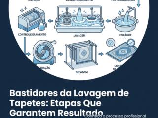 Bastidores da Lavagem de Tapetes: Etapas Que Garantem Resultado de Verdade