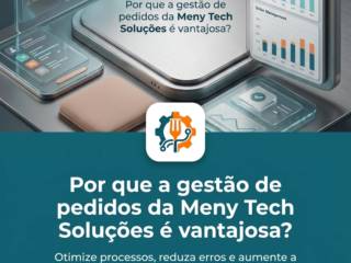 Por que a gestão de pedidos da Meny Tech Soluções é vantajosa?