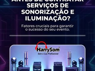 O que considerar antes de contratar serviços de sonorização e iluminação?