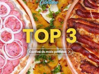Conheça o top 3 pizzas mais pedidas na Dom Caetano!!