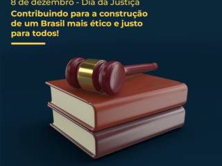 Hoje celebramos a justiça, um direito fundamental de todos os brasileiros!