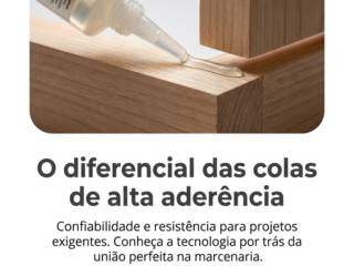 O diferencial das colas de alta aderência
