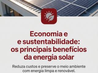 Economia e sustentabilidade: os principais benefícios da energia solar