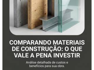 Comparando materiais de construção: o que vale a pena investir