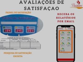 Avaliação e Satisfação dos clientes Palatare Refeições