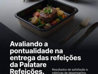 Avaliando a pontualidade na entrega das refeições da Palatare Refeições.