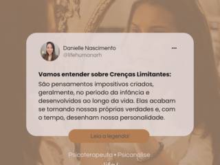 Vamos entender sobre crenças limitantes: