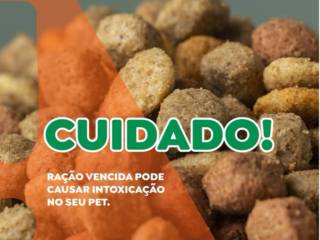 Ração vencida, perigo na tigela!