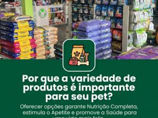 Por que a variedade de produtos é importante para seu pet?