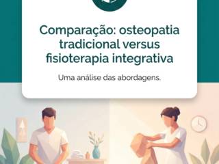 Comparação: osteopatia tradicional versus fisioterapia integrativa