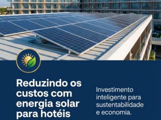 Reduzindo os custos com energia solar para hotéis