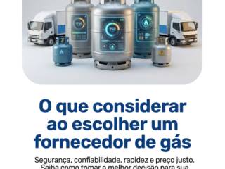 O que considerar ao escolher um fornecedor de gás