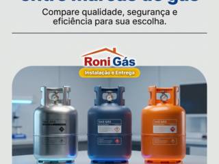 Entenda a diferença entre marcas de gás