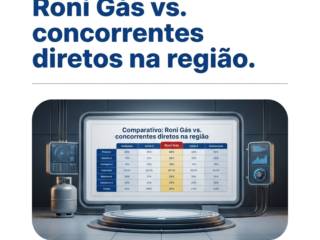 Comparativo: Roni Gás vs. concorrentes diretos na região