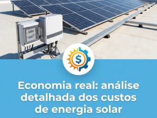 Economia real: análise detalhada dos custos de energia solar