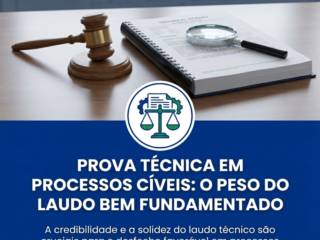 Prova Técnica Em Processos Cíveis: O Peso Do Laudo Bem Fundamentado