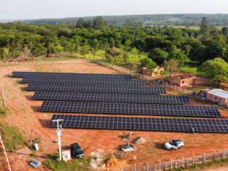 Instalação de usinas