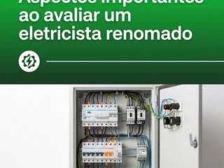 Aspectos importantes ao avaliar um eletricista renomado